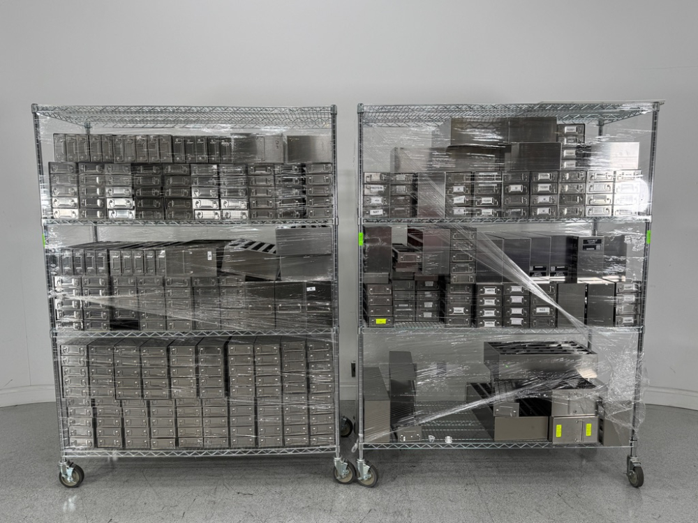 Image of Lot Of Freezer Racks w/ Metro Racks